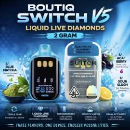Blue Matcha x Acai Berry x Sour Slush Boutiq Switch V5 Disposable