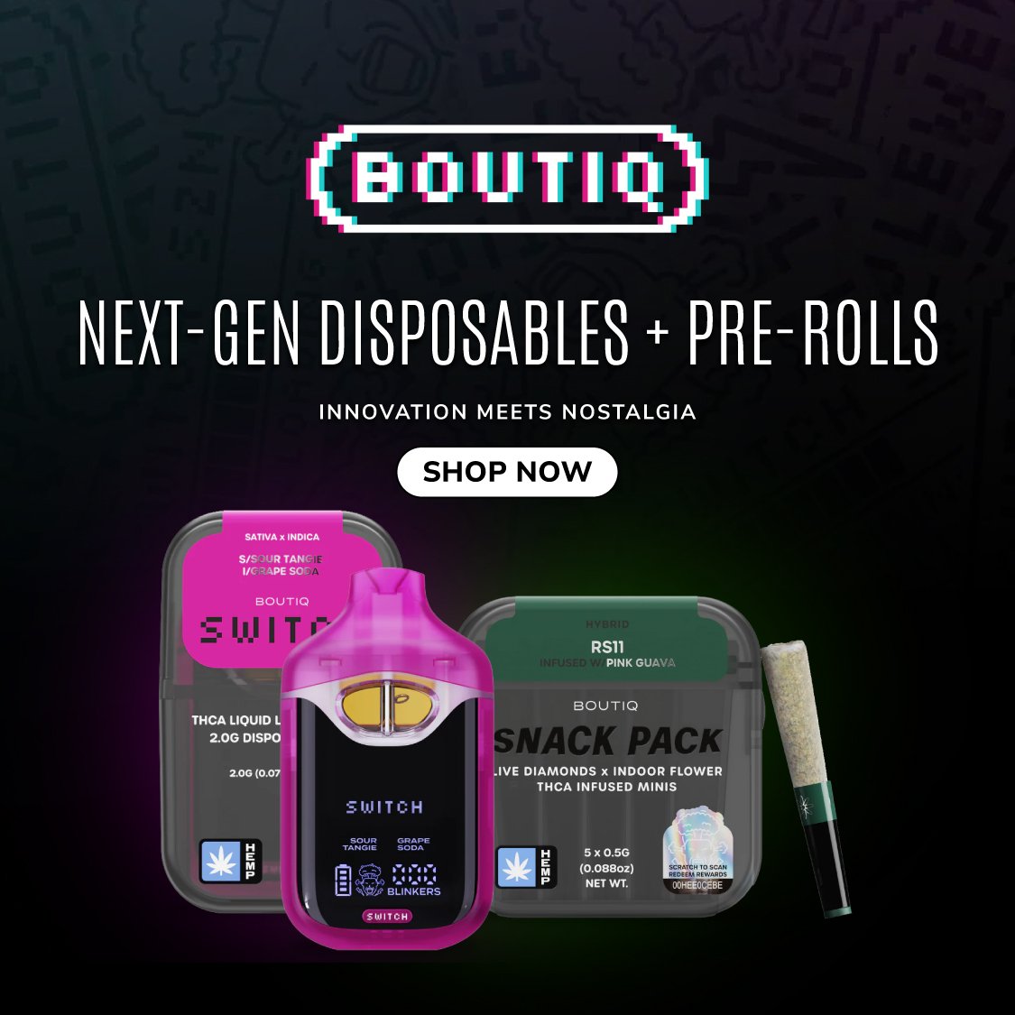 Boutiq Prerolls for Sale
